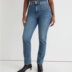 Madewell the curvy perfect vintage jean straight leg light wash women’s size 33